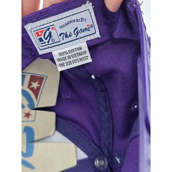 NEW LSU Tigers Retro Circle Snapback Hat - SnapBack‎ Purple The Game - Picture 10 of 10